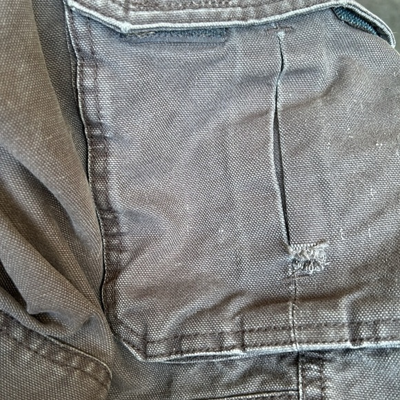 Red Head Streetwear Cargo Pants Duck Canvas Men’s Size 33 Double Knee Dark Gray - Picture 7 of 10
